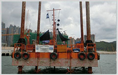 Jack-up platform for marine drilling